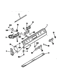 Control Section parts for Kenmore Range 911.4534090 (9114534090, 911 4534090) from AppliancePartsPros.com