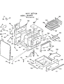 Body Section parts for Kenmore Range 911.9187710 (9119187710, 911 9187710) from AppliancePartsPros.com