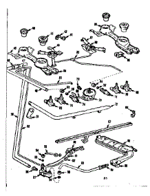 Burner Section parts for Kenmore Range 103.7385004 (1037385004, 103 7385004) from AppliancePartsPros.com
