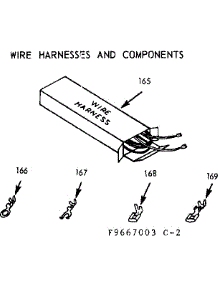 Wire Harnesses And Components parts for Kenmore Range 103.9667044 (1039667044, 103 9667044) from AppliancePartsPros.com