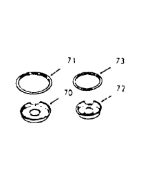 Optional Porcelain Pan And Chrome Ring Kit parts for Kenmore Range 103.4348610 (1034348610, 103 4348610) from AppliancePartsPros.com