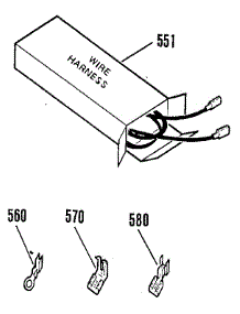 Wire Harness And Components parts for Kenmore Range 911.3378816 (9113378816, 911 3378816) from AppliancePartsPros.com