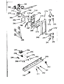 Upper & Lower Control Panel Section parts for Kenmore Range 103.9767001 (1039767001, 103 9767001) from AppliancePartsPros.com