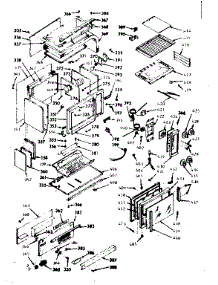 Upper Body Section parts for Kenmore Range 103.7836800 (1037836800, 103 7836800) from AppliancePartsPros.com