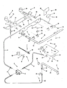 Burner Section parts for Kenmore Range 911.7898311 (9117898311, 911 7898311) from AppliancePartsPros.com