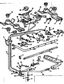 Burner Section parts for Kenmore Range 103.7546314 (1037546314, 103 7546314) from AppliancePartsPros.com