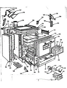 Body Section parts for Kenmore Range 103.7466211 (1037466211, 103 7466211) from AppliancePartsPros.com