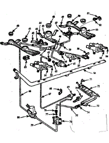 Burner Section parts for Kenmore Range 103.7466211 (1037466211, 103 7466211) from AppliancePartsPros.com
