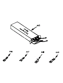 Wire Harnesses And Components parts for Kenmore Range 103.9767361 (1039767361, 103 9767361) from AppliancePartsPros.com