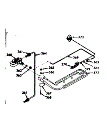 Upper Oven Burner Section parts for Kenmore Range 103.7717021 (1037717021, 103 7717021) from AppliancePartsPros.com