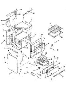 Body Section parts for Kenmore Range 911.6178511 (9116178511, 911 6178511) from AppliancePartsPros.com