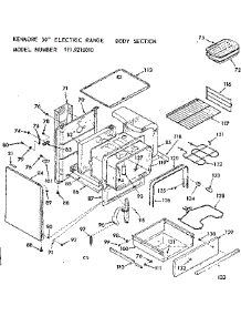 Body Section parts for Kenmore Range 911.9218010 (9119218010, 911 9218010) from AppliancePartsPros.com