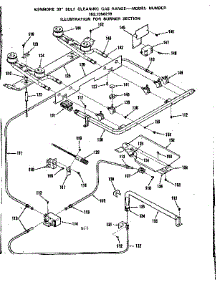 Burner Section parts for Kenmore Range 103.7358210 (1037358210, 103 7358210) from AppliancePartsPros.com