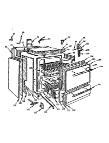 Cabinet parts for Kenmore Range 103.253015 (103253015, 103 253015) from AppliancePartsPros.com