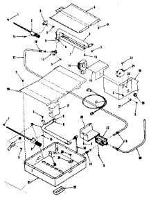 Broiler & Oven Burner Section parts for Kenmore Range 911.7318610 (9117318610, 911 7318610) from AppliancePartsPros.com