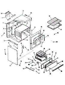 Body Section parts for Kenmore Range 911.7108610 (9117108610, 911 7108610) from AppliancePartsPros.com