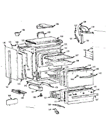 Lower Oven Body Section parts for Kenmore Range 103.7884800 (1037884800, 103 7884800) from AppliancePartsPros.com