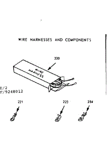 Wire Harnesses And Components parts for Kenmore Range 911.9248012 (9119248012, 911 9248012) from AppliancePartsPros.com