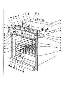 Oven Assembly Section parts for Kenmore Range 101.44520 (10144520, 101 44520) from AppliancePartsPros.com