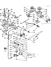 Burner Section parts for Kenmore Range 103.7377062 (1037377062, 103 7377062) from AppliancePartsPros.com
