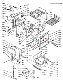 Body Section parts for Kenmore Range 103.7377062 (1037377062, 103 7377062) from AppliancePartsPros.com
