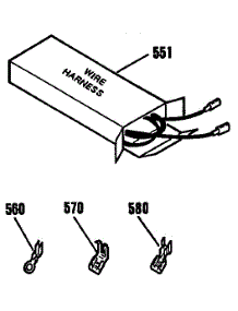 Wire Harness parts for Kenmore Range 911.4534190 (9114534190, 911 4534190) from AppliancePartsPros.com
