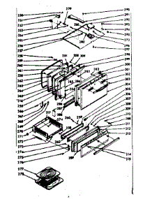 Oven & Broiler Doors & Locking System parts for Kenmore Range 103.7476862 (1037476862, 103 7476862) from AppliancePartsPros.com