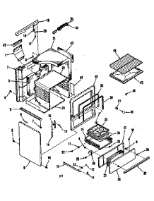 Body Section parts for Kenmore Range 911.7148510 (9117148510, 911 7148510) from AppliancePartsPros.com