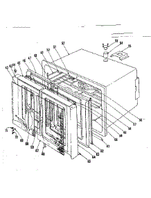 Oven Section parts for Kenmore Range 101.9036400 (1019036400, 101 9036400) from AppliancePartsPros.com