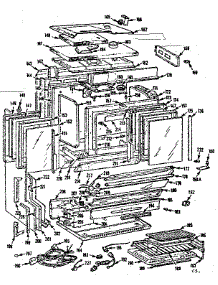 Upper Oven Section parts for Kenmore Range 103.7886680 (1037886680, 103 7886680) from AppliancePartsPros.com