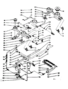 Burner Section parts for Kenmore Range 103.7166900 (1037166900, 103 7166900) from AppliancePartsPros.com