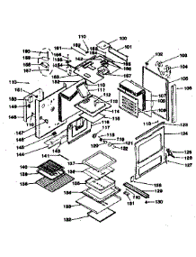 Body Section parts for Kenmore Range 119.7498710 (1197498710, 119 7498710) from AppliancePartsPros.com