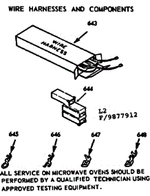 Wire Harness And Components parts for Kenmore Range 103.9877912 (1039877912, 103 9877912) from AppliancePartsPros.com