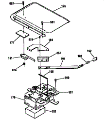 Door Lock Section parts for Kenmore Range 911.93271790 (91193271790, 911 93271790) from AppliancePartsPros.com