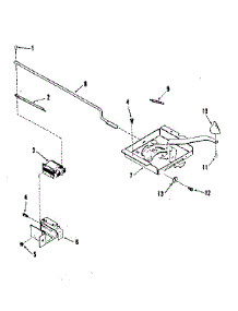Power Lock Section parts for Kenmore Range 103.9368410 (1039368410, 103 9368410) from AppliancePartsPros.com