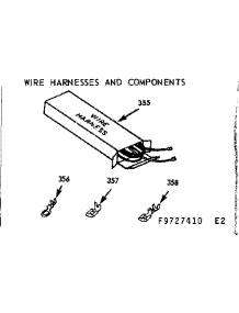 Wire Harnesses & Components parts for Kenmore Range 103.9727410 (1039727410, 103 9727410) from AppliancePartsPros.com