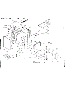 Body Section parts for Kenmore Range 911.7247620 (9117247620, 911 7247620) from AppliancePartsPros.com