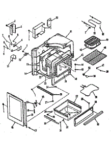 Body Section parts for Kenmore Range 911.4638810 (9114638810, 911 4638810) from AppliancePartsPros.com