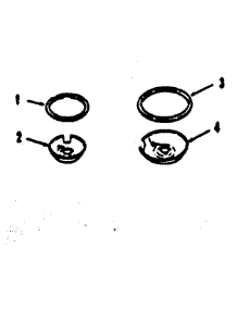 Porcelain Pan And Chrome Ring Kit parts for Kenmore Range 911.4638810 (9114638810, 911 4638810) from AppliancePartsPros.com