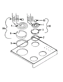 Cooktop parts for Kenmore Range 119.944630 (119944630, 119 944630) from AppliancePartsPros.com