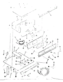Control Panel Section parts for Kenmore Range 278.4298490 (2784298490, 278 4298490) from AppliancePartsPros.com