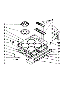 Main Top Section parts for Kenmore Range 103.7746700 (1037746700, 103 7746700) from AppliancePartsPros.com
