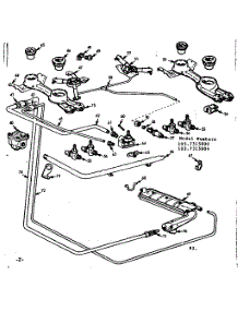 Burner Section parts for Kenmore Range 103.7315004 (1037315004, 103 7315004) from AppliancePartsPros.com
