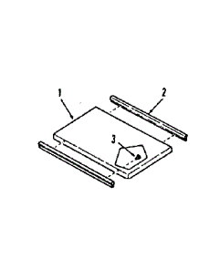 Optional Griddle / Grill Cover Module Kit parts for Kenmore Range 103.4688610 (1034688610, 103 4688610) from AppliancePartsPros.com