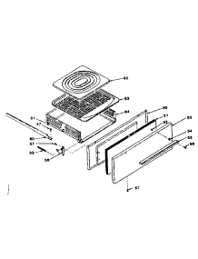 Broiler Section parts for Kenmore Range 119.7078710 (1197078710, 119 7078710) from AppliancePartsPros.com