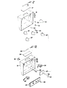 Upper And Lower Control Panel parts for Kenmore Range 143.7007100 (1437007100, 143 7007100) from AppliancePartsPros.com