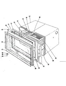 Upper Oven Section parts for Kenmore Range 101.9036501 (1019036501, 101 9036501) from AppliancePartsPros.com