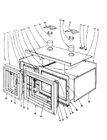 Oven Structure Section parts for Kenmore Range 101.905610 (101905610, 101 905610) from AppliancePartsPros.com