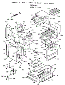 Body Section parts for Kenmore Range 103.7387813 (1037387813, 103 7387813) from AppliancePartsPros.com
