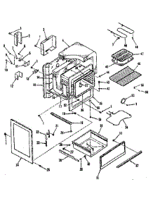 Body Section parts for Kenmore Range 911.6228710 (9116228710, 911 6228710) from AppliancePartsPros.com